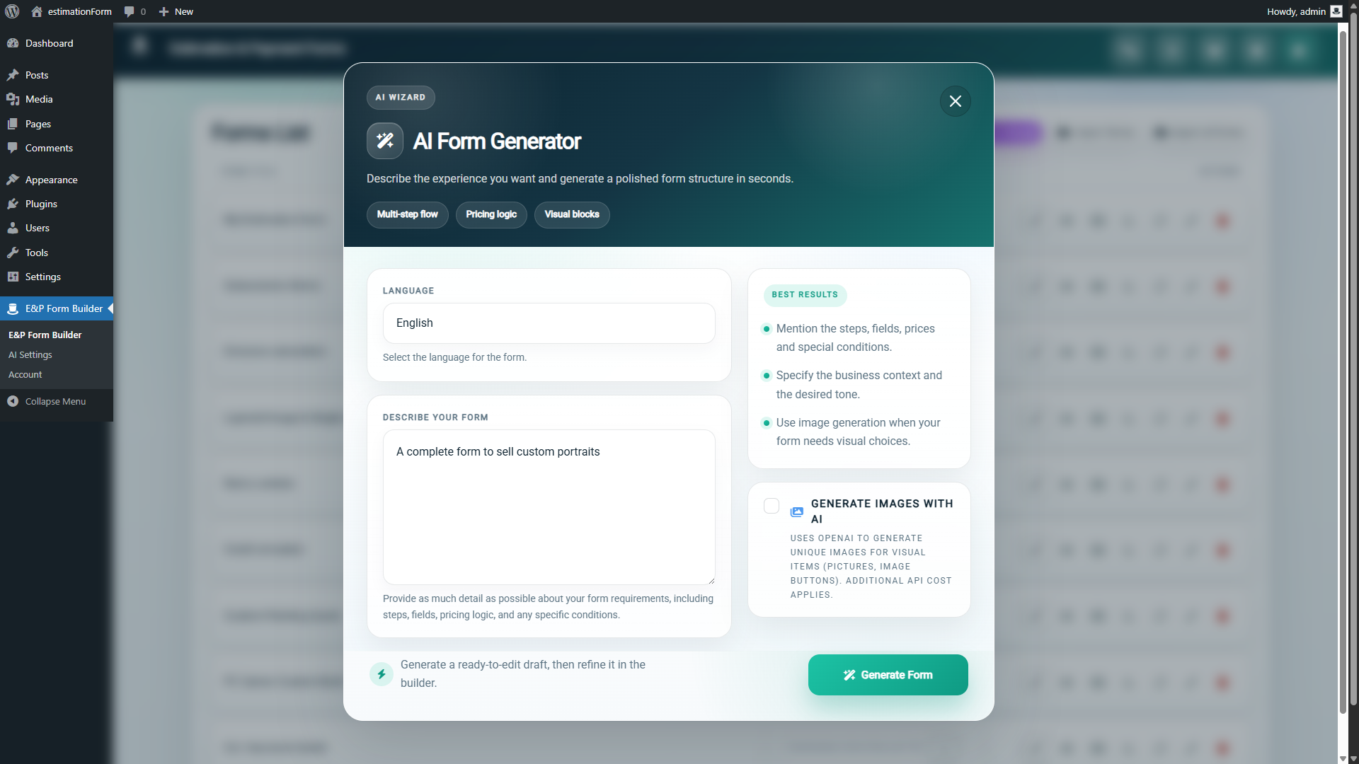 AI Form Builder